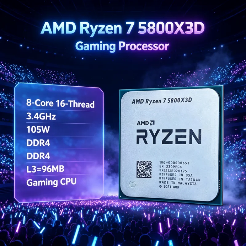 Amd Cpu Ryzen 7 - معالج ألعاب AMD R7 5800X3D بسعة