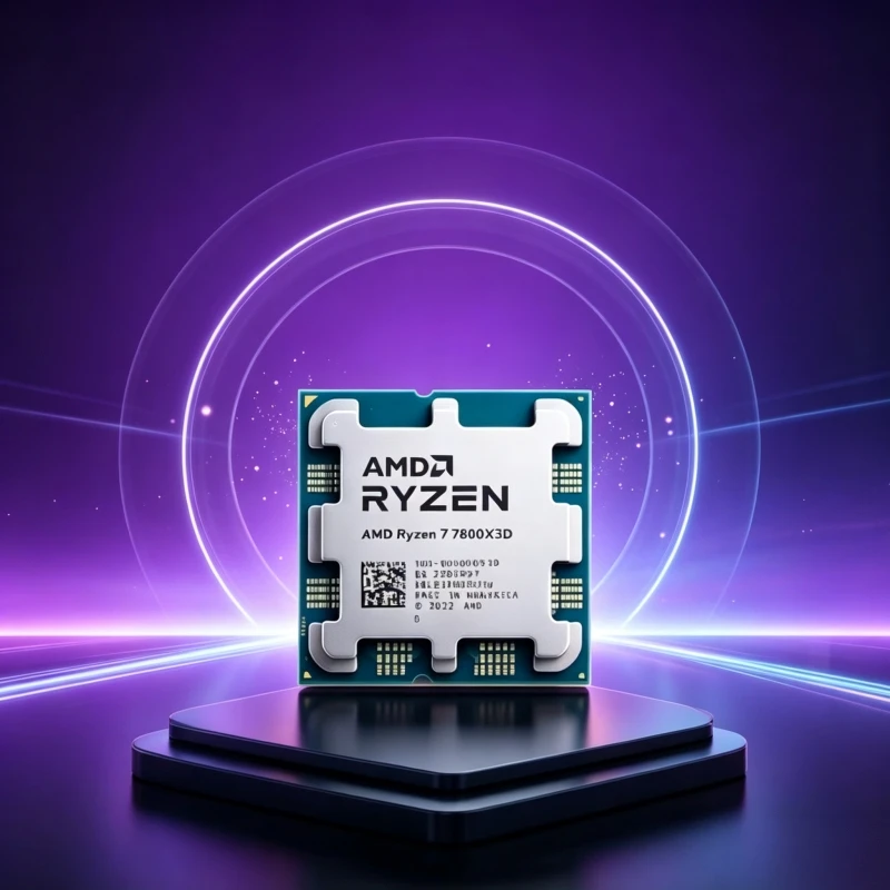 Pc Gaming Ryzen - معالج AMD Ryzen 7 7800X3D للألعاب،