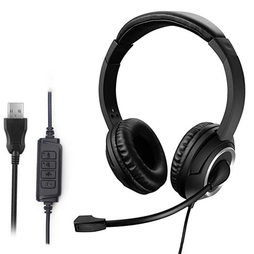 Pc Gaming Center - سماعات رأس سلكية USB جديدة لإلغاء