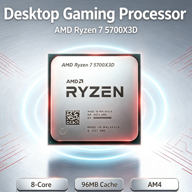 Amd Cpu Ryzen 7 - معالج Ryzen 7 5700X3D لمنصة AM4،
