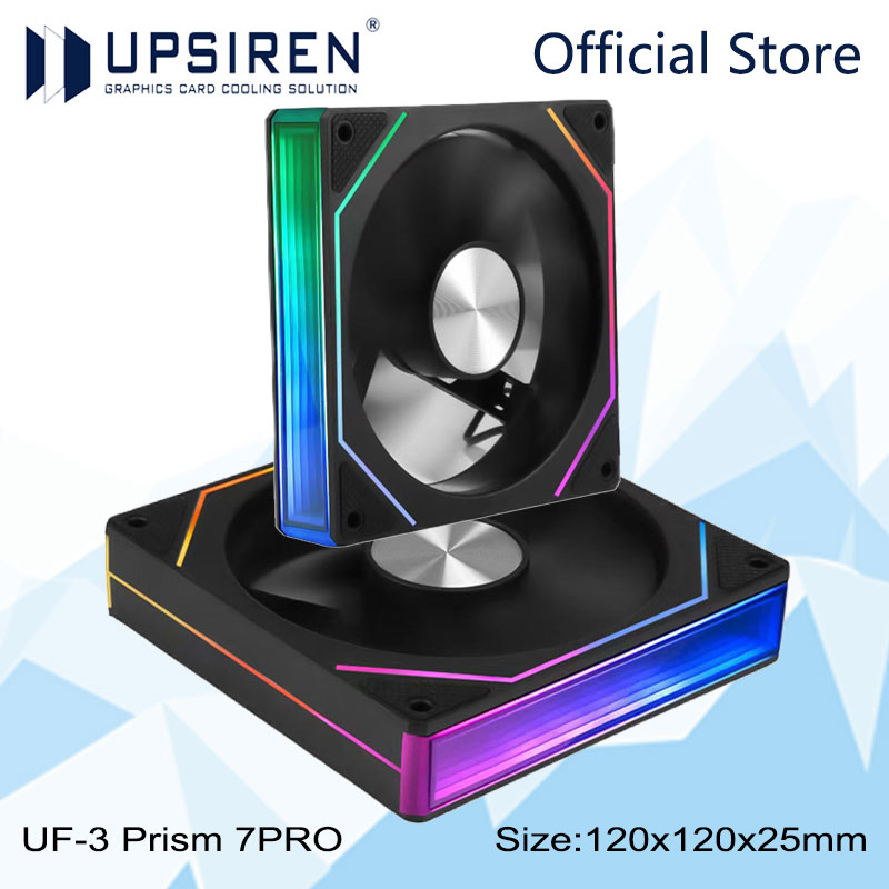 Argb Case Fan - UPSIREN UF-3 Prism 7PRO مروحة تبريد