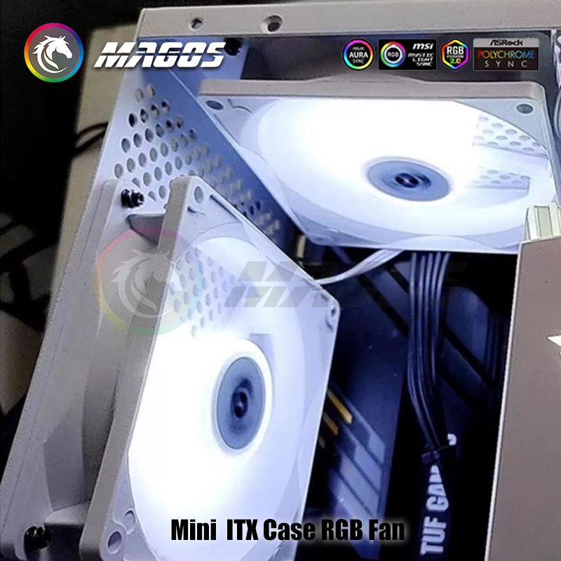حافظة ITX صغيرة ARGB مروحة 8 س - مراجعة Argb Case Fan وسعره