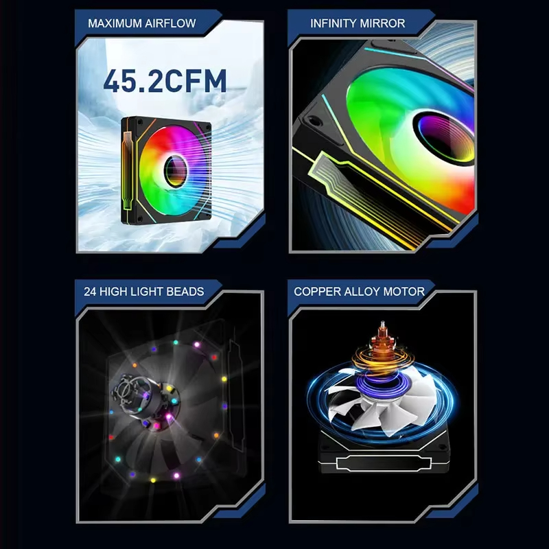 مروحة تبريد كمبيوتر PRISM 4 PR - مراجعة Argb Case Fan وسعره