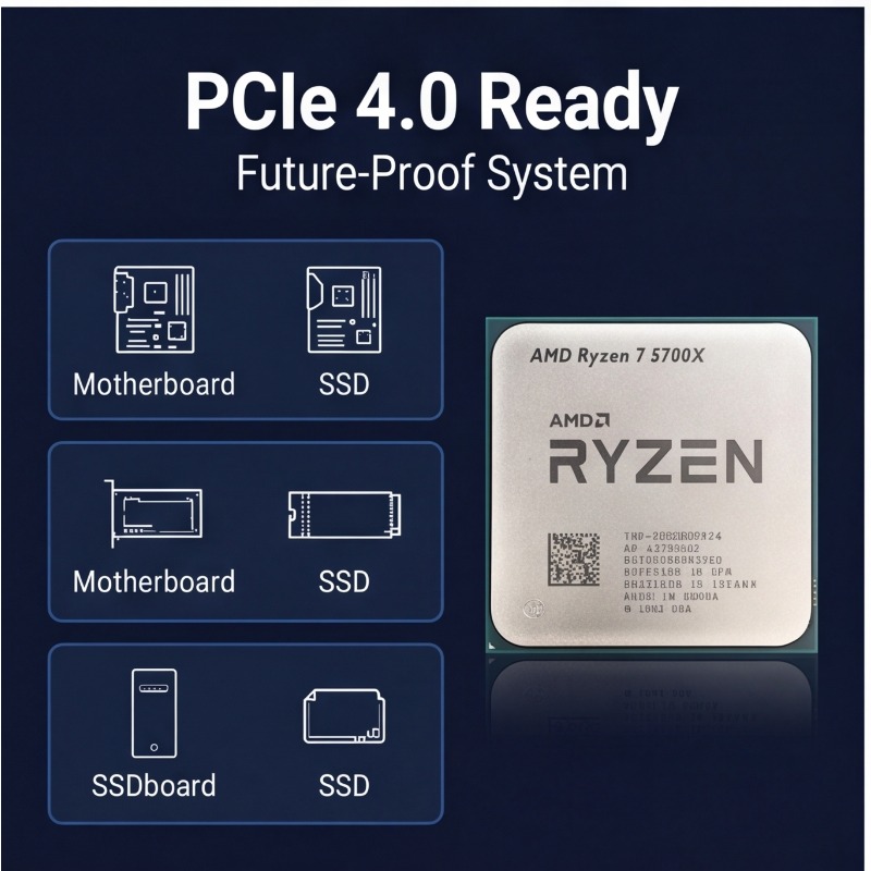 معالج AMD Ryzen 7 5700X للألعا - مراجعة Pc Gaming Ryzen وسعره