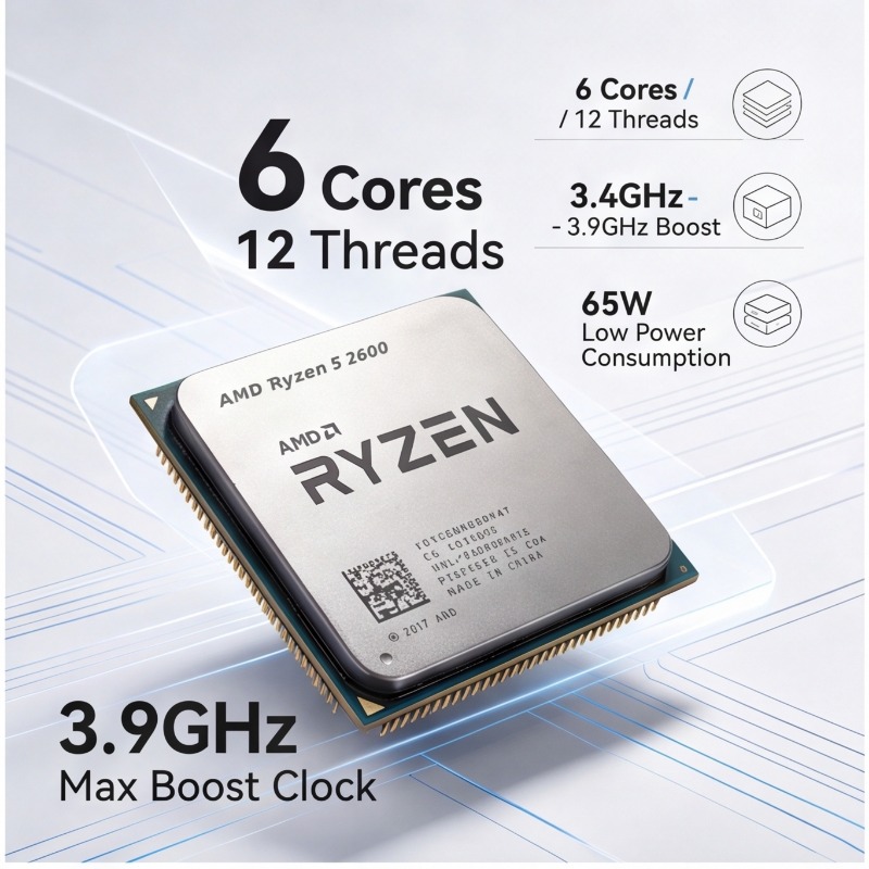 معالج AMD Ryzen 5 2600 R5 2600 - مراجعة Pc Gaming Ryzen وسعره