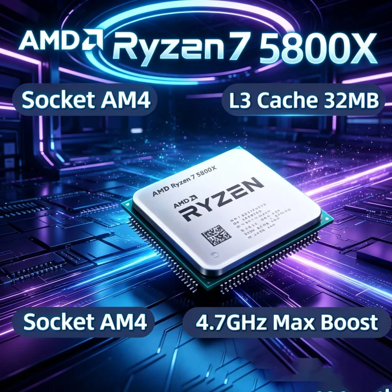 معالج AMD Ryzen 7 5800X لترقية - مراجعة Pc Gaming Ryzen 7 وسعره