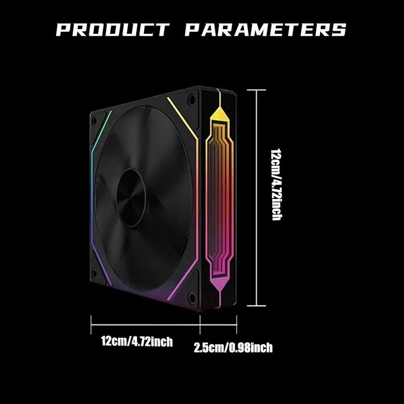 مروحة كمبيوتر PRISM 4 RS بحجم  - مراجعة Argb Case Fan وسعره
