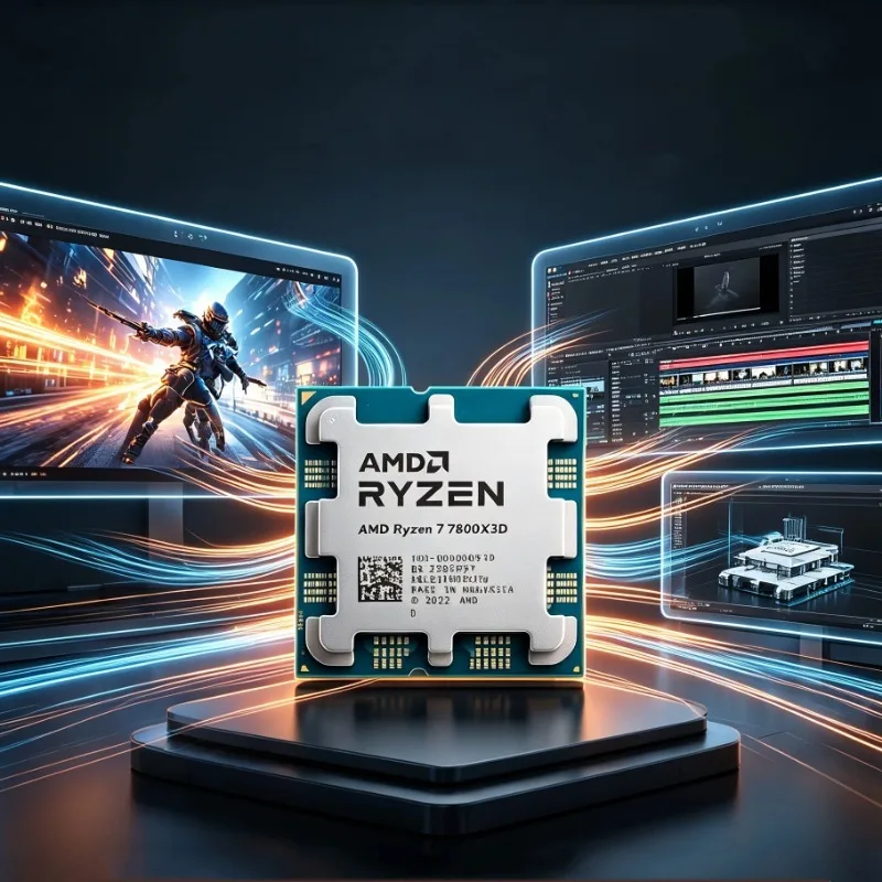 معالج AMD Ryzen 7 7800X3D، 8 ن - مراجعة Amd Cpu Ryzen 7 وسعره
