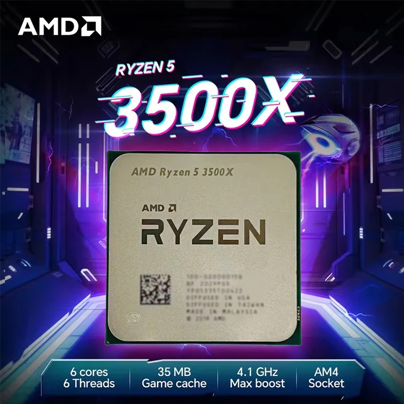 معالج AMD Ryzen 5 3500X للكمبي - مراجعة Pc Gaming Ryzen وسعره