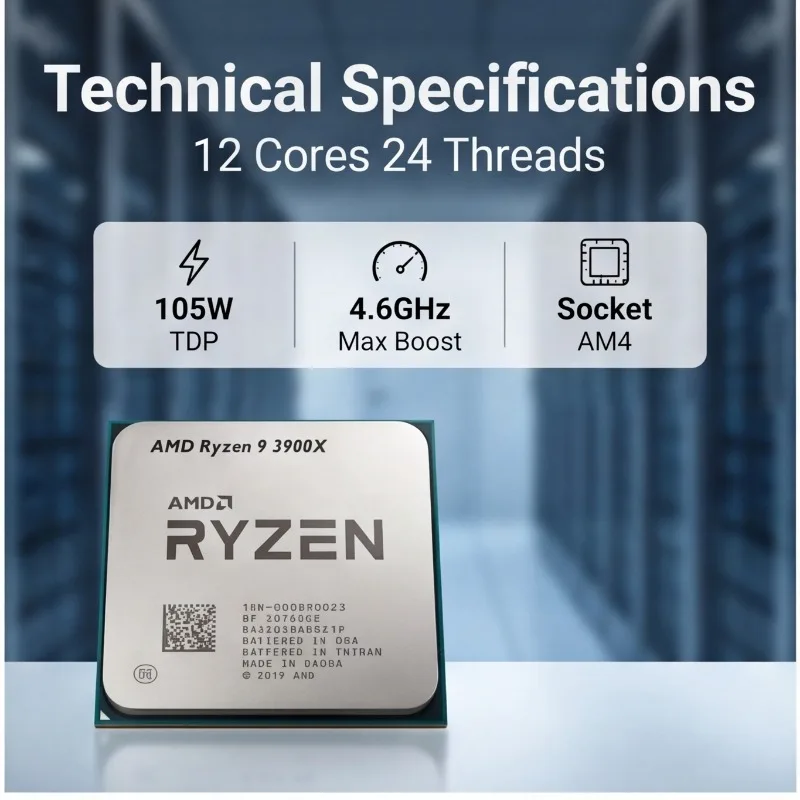 معالج AMD Ryzen 9 3900X بسرعة  - مراجعة Pc Gaming Ryzen وسعره
