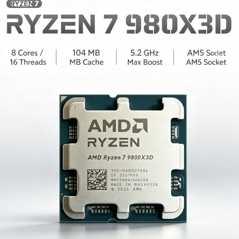 معالج AMD Ryzen 7 9800X3D للكم - مراجعة Pc Gaming Ryzen وسعره