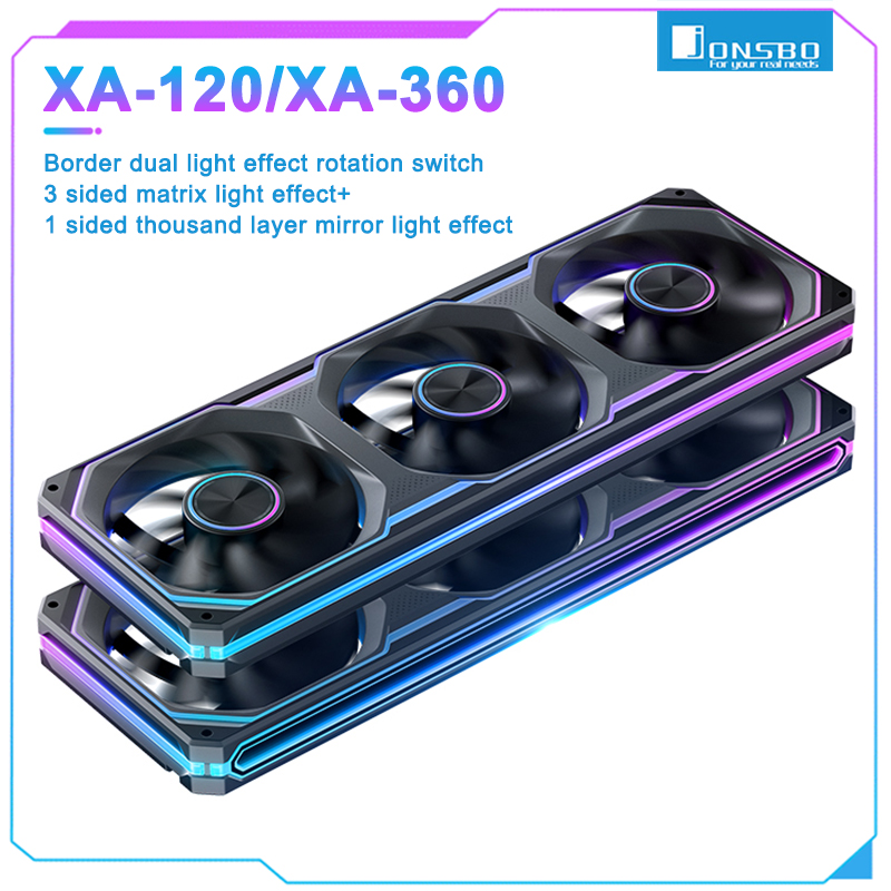 مروحة كمبيوتر JONSBO XA-120 XA - مراجعة Argb Case Fan وسعره