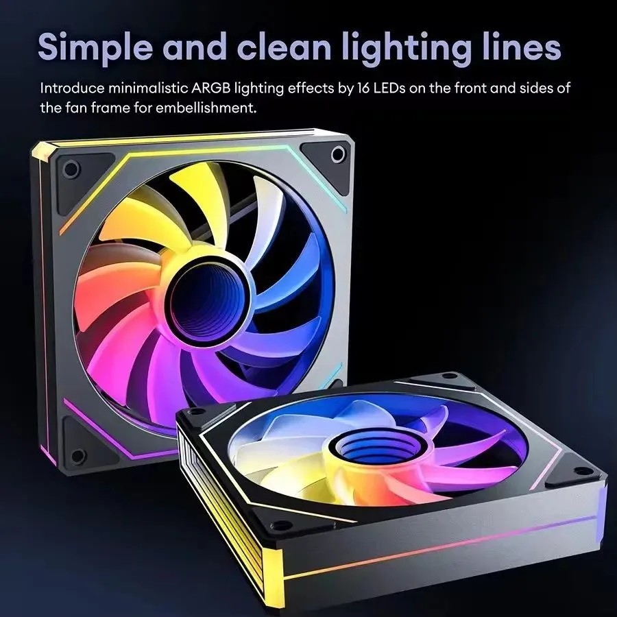 مروحة كمبيوتر LDPCSJ Prism 7 P - مراجعة Argb Case Fan وسعره