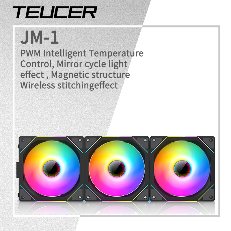TEUCER JM-1 PC مروحة تبريد ARG - مراجعة Argb Case Fan وسعره