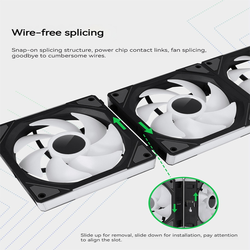 TEUCER JM-1 PC مروحة تبريد ARG - مراجعة Argb Case Fan وسعره