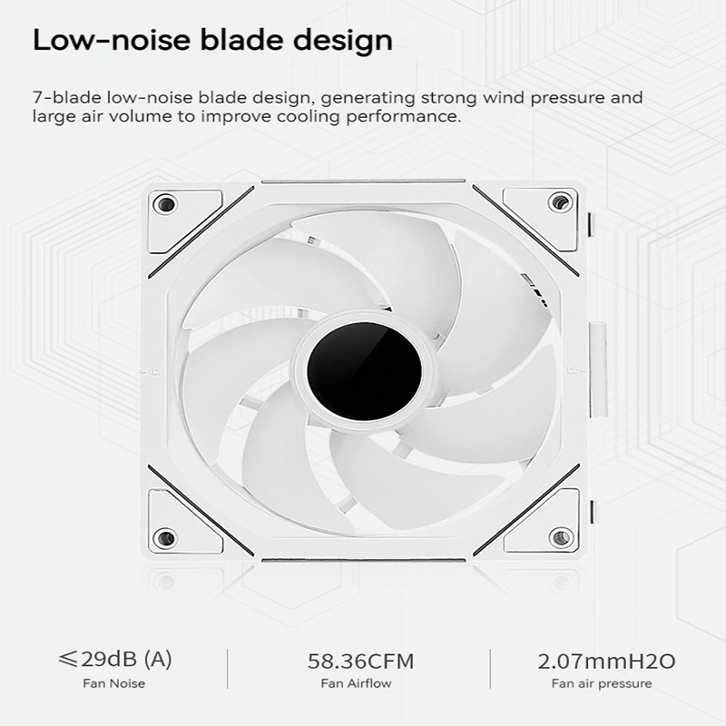 TEUCER JM-1 PC مروحة تبريد ARG - مراجعة Argb Case Fan وسعره