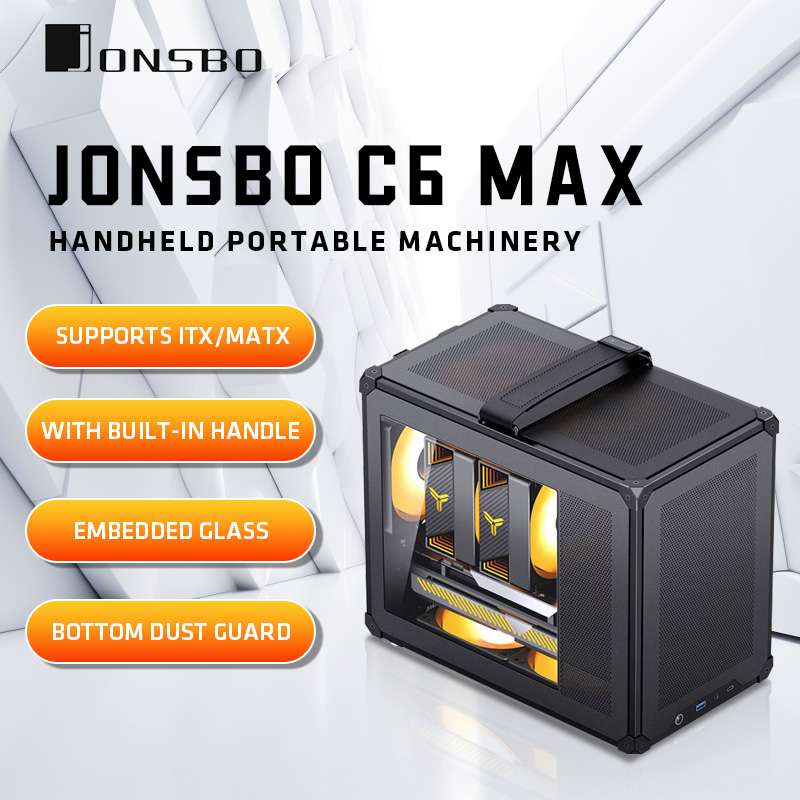 حافظة MATX بمقبض شبكي من JONSB - مراجعة Pc Gaming Center وسعره