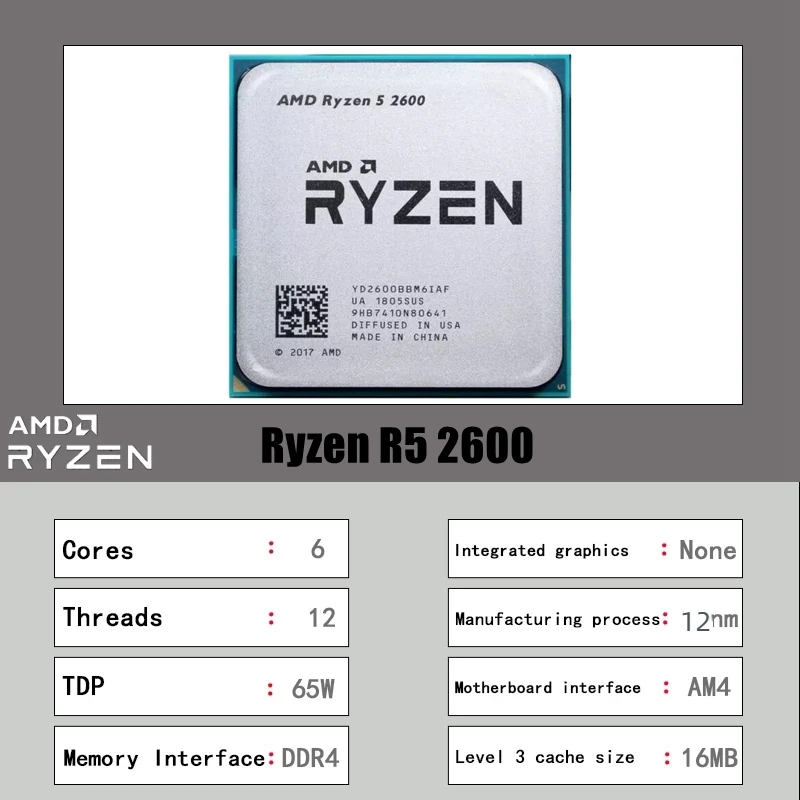 معالج AMD Ryzen 5 2600 بستة أن - مراجعة Pc Gaming Ryzen وسعره