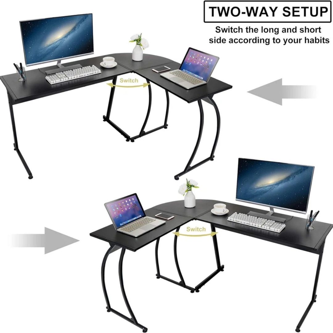 طاولة ألعاب على شكل حرف L بطول - مراجعة Pc Gaming Center وسعره